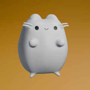 Mid-Poly Cat 3D Model